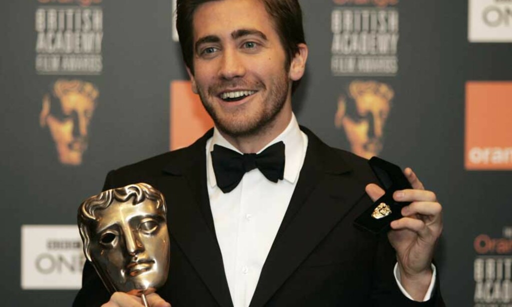 KVELDENS VINNER: Den kritikerroste filmen Brokeback Mountain stakk av med hele fire Bafta-priser. Jake Gyllenhaal fikk pris for beste mannlige birolle. Foto: Scanpix / AP KVELDENS VINNER: Den kritikerroste filmen Brokeback Mountain stakk av med hele fire Bafta-priser. Jake Gyllenhaal fikk pris for beste mannlige birolle. Foto: Scanpix / AP