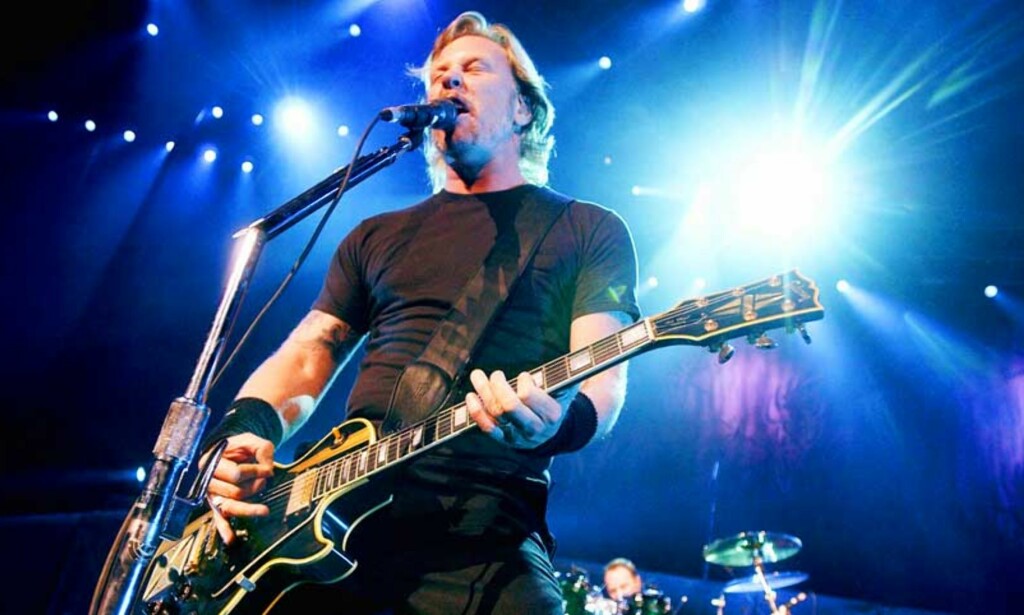 James Hetfield og Metallica er i studio og jobber med oppfølgeren til St. Anger (2003). Foto: Scanpix James Hetfield og Metallica er i studio og jobber med oppfølgeren til St. Anger (2003). Foto: Scanpix