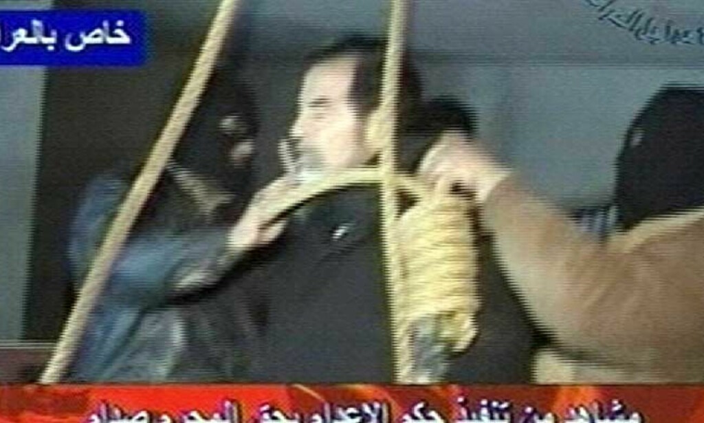 NEKTET Å HA PÅ HETTE: Saddam Hussein hengt i dag tidlig. Foto: AP/ SCANPIX NEKTET Å HA PÅ HETTE: Saddam Hussein hengt i dag tidlig. Foto: AP/ SCANPIX