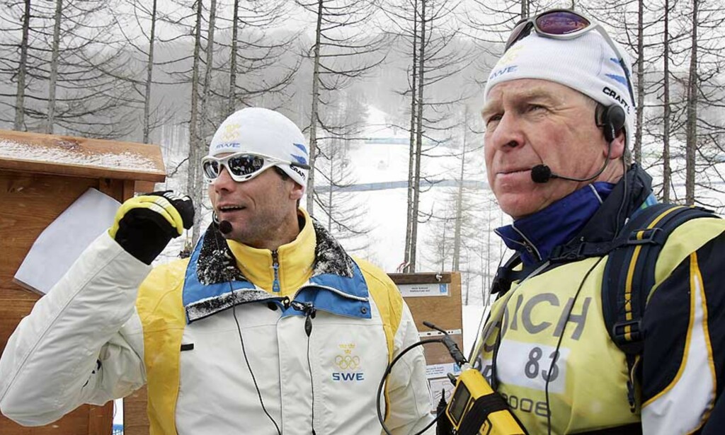- SOM HUND OG KATT: Det sier den svenske landslagsveteranen Anders Södergren om de to nordmennene i det svenske landslagsapparatet, Thomas Alsgaard (t.v.) og Inge Bråten. Nå forteller Alsgaard litt mer om hva som kan ligge i det, slik han ser det. Foto: HEIKO JUNGE/SCANPIX - SOM HUND OG KATT: Det sier den svenske landslagsveteranen Anders Södergren om de to nordmennene i det svenske landslagsapparatet, Thomas Alsgaard (t.v.) og Inge Bråten. Nå forteller Alsgaard litt mer om hva som kan ligge i det, slik han ser det. Foto: HEIKO JUNGE/SCANPIX