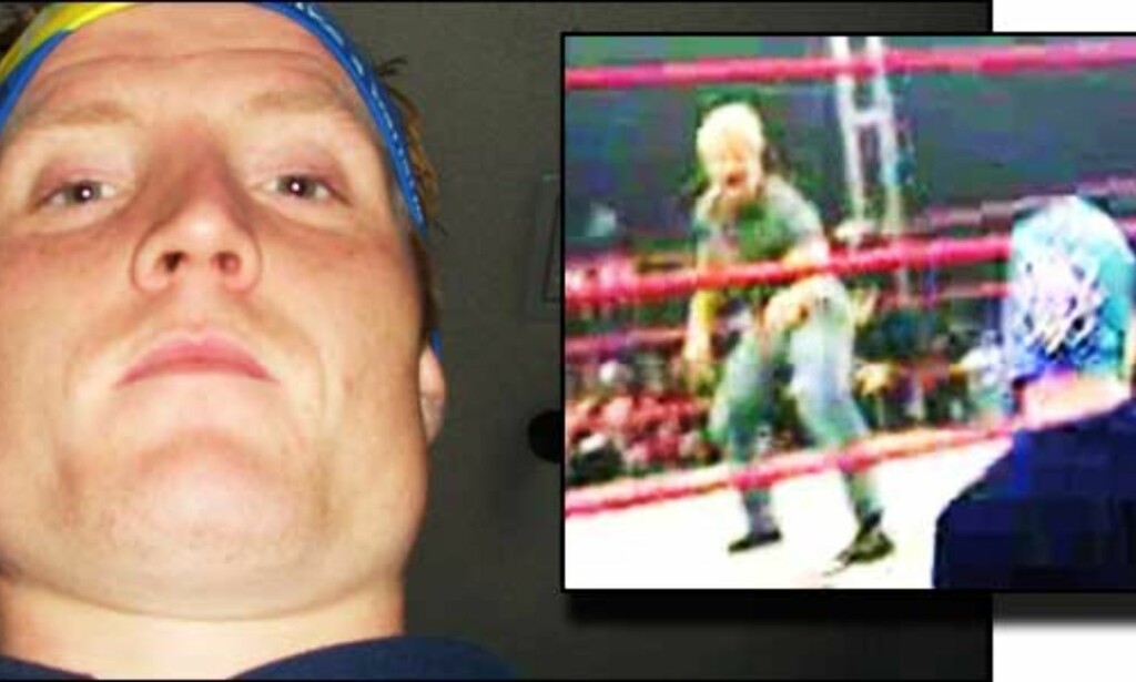 image: Siddis fikk grisebank i wrestlingshow image: Siddis fikk grisebank i wrestlingshow