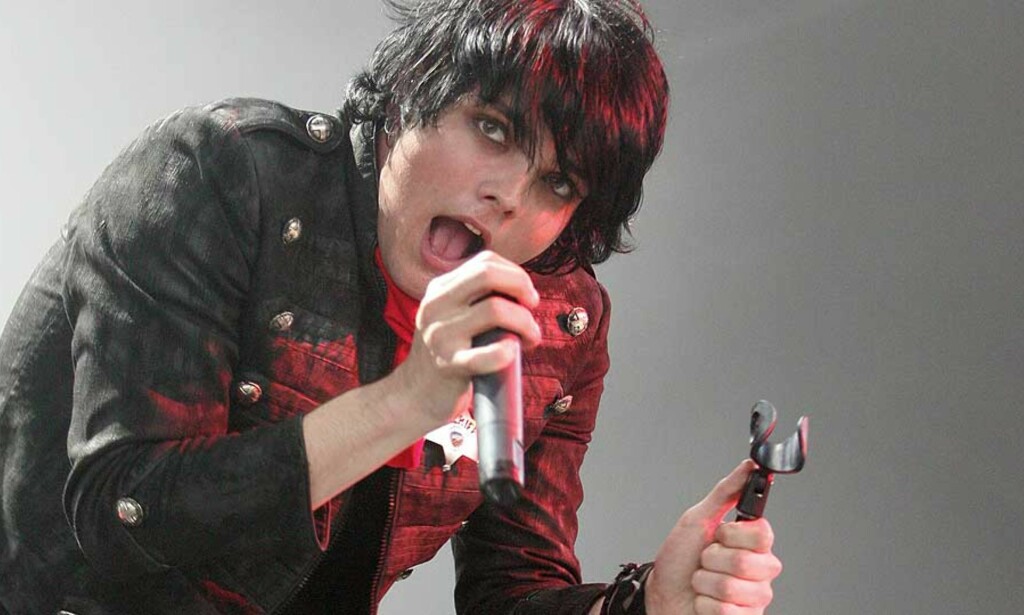 KAJAL OG FØLELSER: Gerard Way i My Chemical Romance. Foto: STELLA PICTURES KAJAL OG FØLELSER: Gerard Way i My Chemical Romance. Foto: STELLA PICTURES