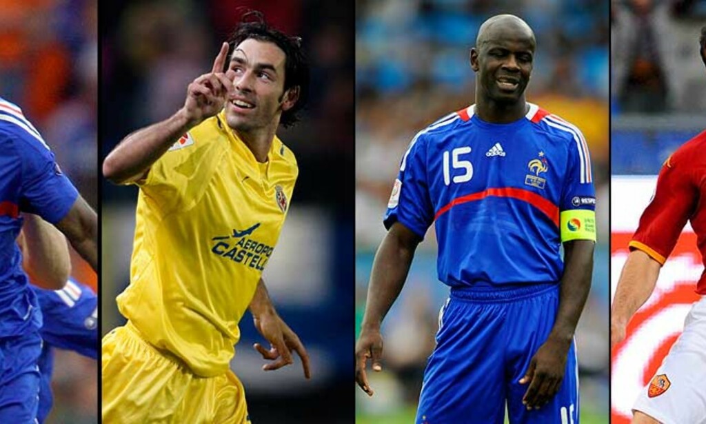 RUTINERTE HERREMENN: Claude Makélélé, Robert Pires, Lillian Thuram og Ludovic Giuly kan, om ikke annet, bidra med massevis av rutine om alle kommer til Paris St. Germain i sommer. Fotomontasje: AP/EPA/Dagbladet.no RUTINERTE HERREMENN: Claude Makélélé, Robert Pires, Lillian Thuram og Ludovic Giuly kan, om ikke annet, bidra med massevis av rutine om alle kommer til Paris St. Germain i sommer. Fotomontasje: AP/EPA/Dagbladet.no