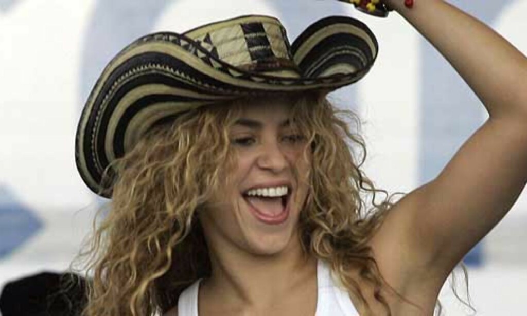 image: Shakira ledet marsj for gisler i Colombia image: Shakira ledet marsj for gisler i Colombia