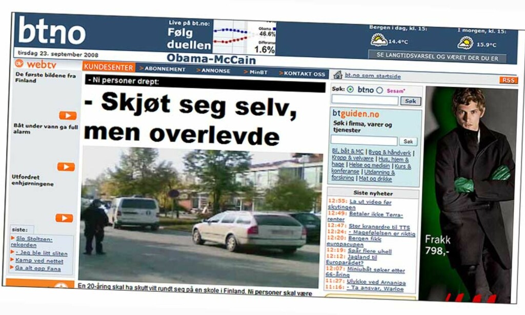 HARD TONE: Personangrep mot redaktøren førte til at BTs interne diskusjonsforum ble tatt ned. Faksimile: BT.NO HARD TONE: Personangrep mot redaktøren førte til at BTs interne diskusjonsforum ble tatt ned. Faksimile: BT.NO