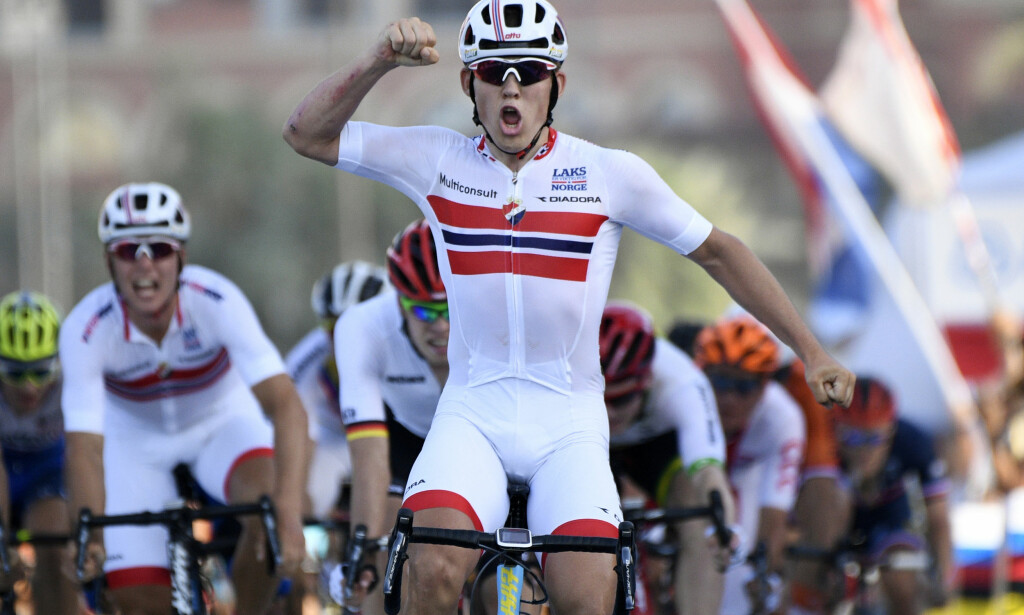 GULL: Kristoffer Halvorsen tok VM-gull for U23-ryttere i Doha i oktober. Foto: BELGA PHOTO YORICK JANSENS GULL: Kristoffer Halvorsen tok VM-gull for U23-ryttere i Doha i oktober. Foto: BELGA PHOTO YORICK JANSENS