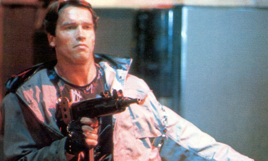 FILMSTJERNE: Arnold i filmen «The Terminator» fra 1984. Foto: NTB Scanpix FILMSTJERNE: Arnold i filmen «The Terminator» fra 1984. Foto: NTB Scanpix