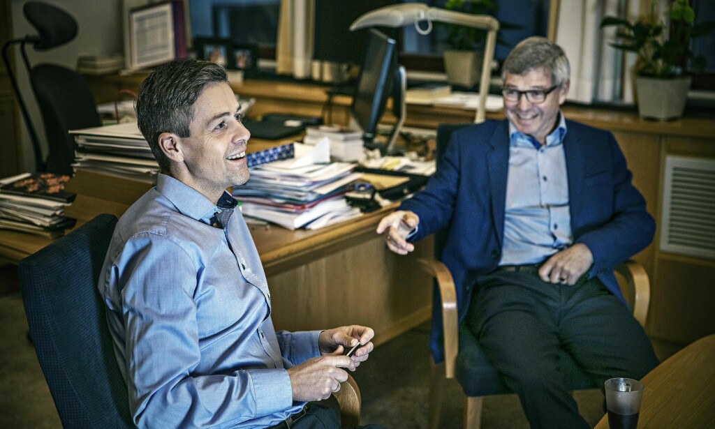 Legger planer: KrF-leder Knut Arild Hareide jobber med planene for å gi partiet regjeringsmakt. KrF-nestor Kjell magne Bondevik følger med – og gir klar beskjed hvis det er noe han er uenig i.Foto: Jørn H Moen / Dagbladet Legger planer: KrF-leder Knut Arild Hareide jobber med planene for å gi partiet regjeringsmakt. KrF-nestor Kjell magne Bondevik følger med – og gir klar beskjed hvis det er noe han er uenig i.Foto: Jørn H Moen / Dagbladet