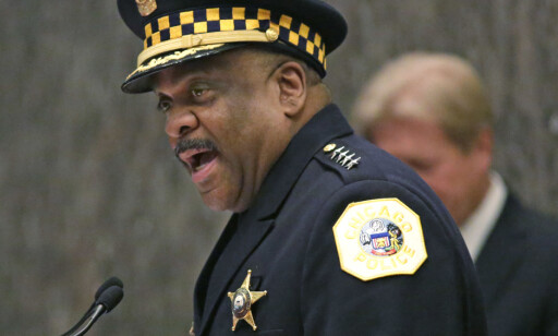 POLITISJEF: Eddi Johnson er politisjef i Chicago. Foto: AP Photo/M. Spencer Green, File POLITISJEF: Eddi Johnson er politisjef i Chicago. Foto: AP Photo/M. Spencer Green, File