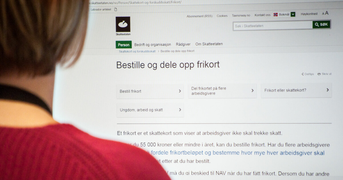 Frikortgrense 2018 skatt Frikortgrense 2018 skatt