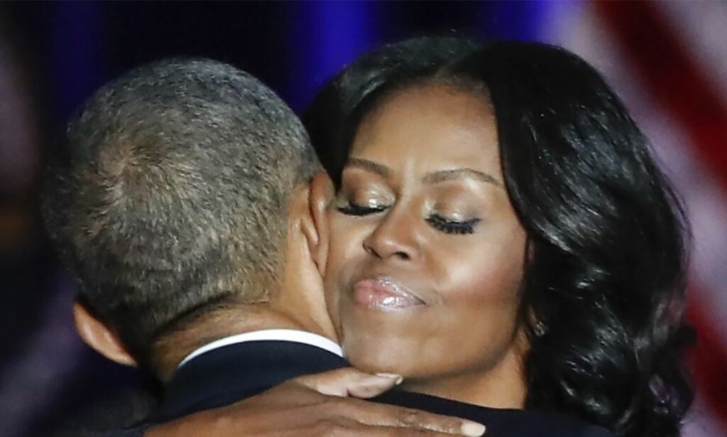 image: Obama hyllet førstedamen i talen sin. Nå tar svaret hennes av på nett