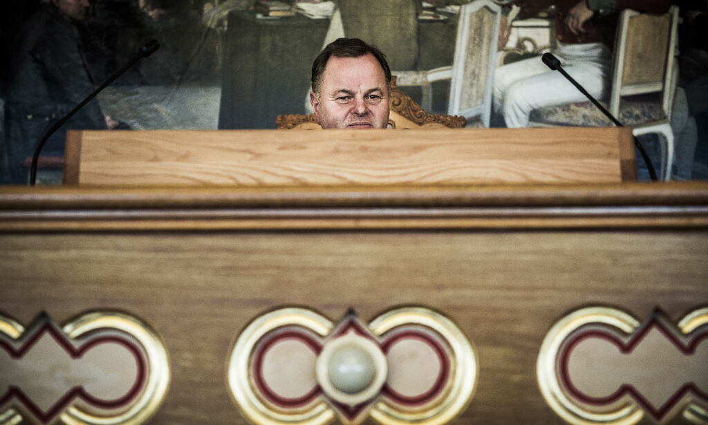 image: Det gikk ni måneder uten at Stortingets presidentskap så på byggesaken