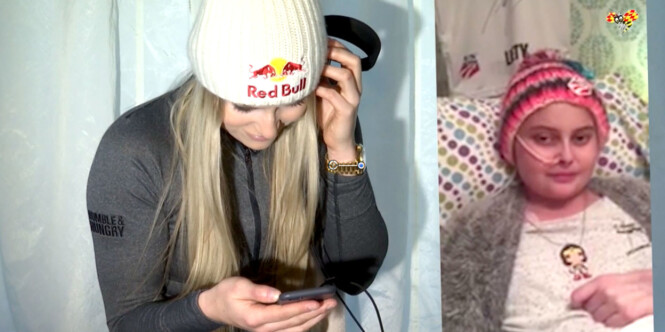 Lindsey Vonn rørt av hilsenen fra kreftsyke Hedda (14): - Hun er en inspirasjon Lindsey Vonn rørt av hilsenen fra kreftsyke Hedda (14): - Hun er en inspirasjon