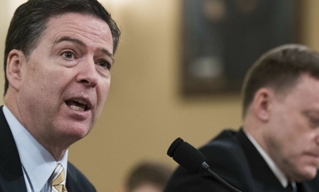 image: - Comey lurer nok på hva han gjør neste mandag