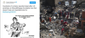 Russland med sylskarp hilsen til USA etter grufulle bombeangrep mot sivile Russland med sylskarp hilsen til USA etter grufulle bombeangrep mot sivile