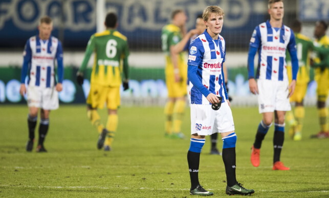STÅR VED AVGJØRELSEN: Martin Ødegaard angrer ikke på at han valgte Heerenveen. Foto: Jon Olav Nesvold / NTB scanpix STÅR VED AVGJØRELSEN: Martin Ødegaard angrer ikke på at han valgte Heerenveen. Foto: Jon Olav Nesvold / NTB scanpix