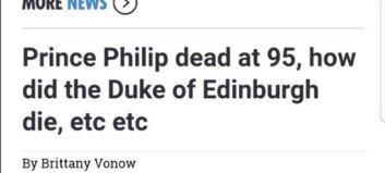 Her tar den britiske avisa livet av prins Philip Her tar den britiske avisa livet av prins Philip