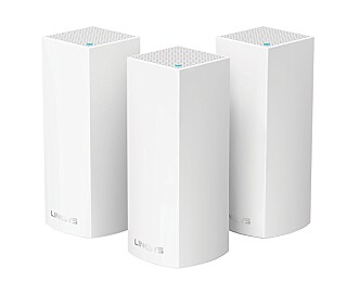 Velop er Linksys sin mesh-løsning for private. Foto: Linksys Velop er Linksys sin mesh-løsning for private. Foto: Linksys