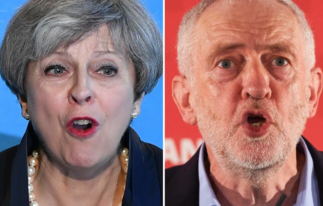 image: Sentrum i britisk politikk er radert ut. Fløyene står igjen