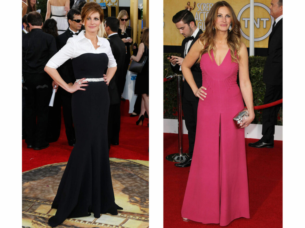 JULIA ROBERTS: Roberts har overrasket oss flere ganger i år, og vi er spente på å se hva hun velger på Oscar-utdelingen. Foto: All Over Press JULIA ROBERTS: Roberts har overrasket oss flere ganger i år, og vi er spente på å se hva hun velger på Oscar-utdelingen. Foto: All Over Press