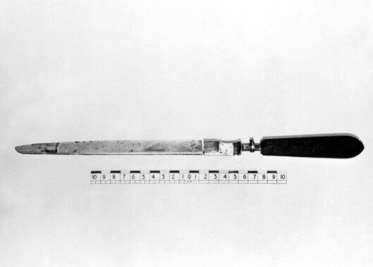 DRAPSVÅPENET?: Her er en kniv angivelig funnet på et av åstedene til Jack the Ripper. Foto: Topfoto DRAPSVÅPENET?: Her er en kniv angivelig funnet på et av åstedene til Jack the Ripper. Foto: Topfoto