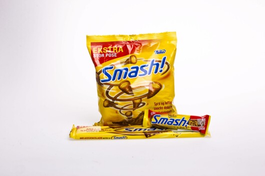 SØTT, SALT OG FETT: Smash er eksempel på et godteri/snacks som trigger suget - og det er vanskelig å spise kun én, nettopp på grunn av at det inneholder sukker, salt og fett. Foto: VG SØTT, SALT OG FETT: Smash er eksempel på et godteri/snacks som trigger suget - og det er vanskelig å spise kun én, nettopp på grunn av at det inneholder sukker, salt og fett. Foto: VG