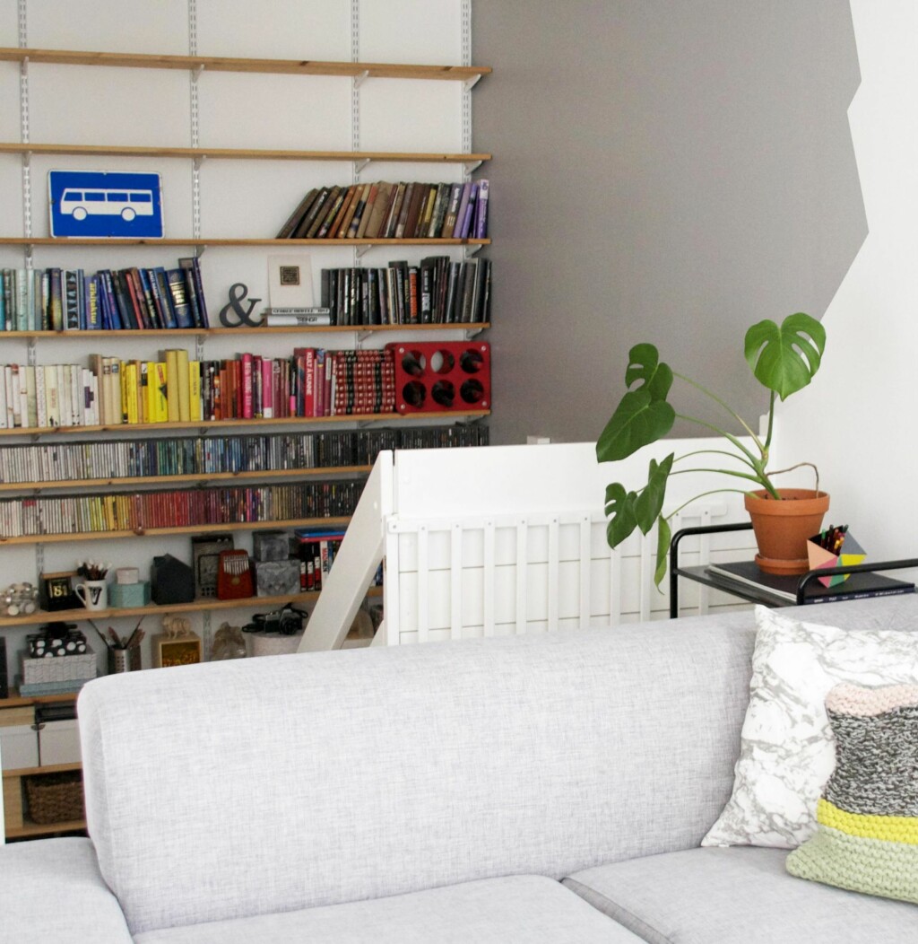 Interiør dette huset var i 80 tallsstil fra innerst til ytterst ...