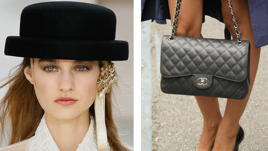 <strong>INSPIRERT AV SIN EGEN VESKE:</strong> Øyenskygge Chanel hadde valgt på modellene var inspirert av den klassiske vesken. Foto: Scanpix <strong>INSPIRERT AV SIN EGEN VESKE:</strong> Øyenskygge Chanel hadde valgt på modellene var inspirert av den klassiske vesken. Foto: Scanpix