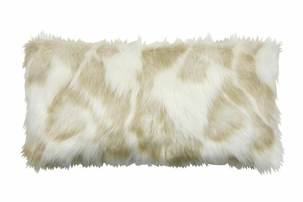 <strong>LODDEN:</strong> «Mikkel» putetrekk i naturfarget fuskepels på begge sider, 60 x 30 cm (kr 299, Skeidar).
Foto: Produsenten <strong>LODDEN:</strong> «Mikkel» putetrekk i naturfarget fuskepels på begge sider, 60 x 30 cm (kr 299, Skeidar).
Foto: Produsenten