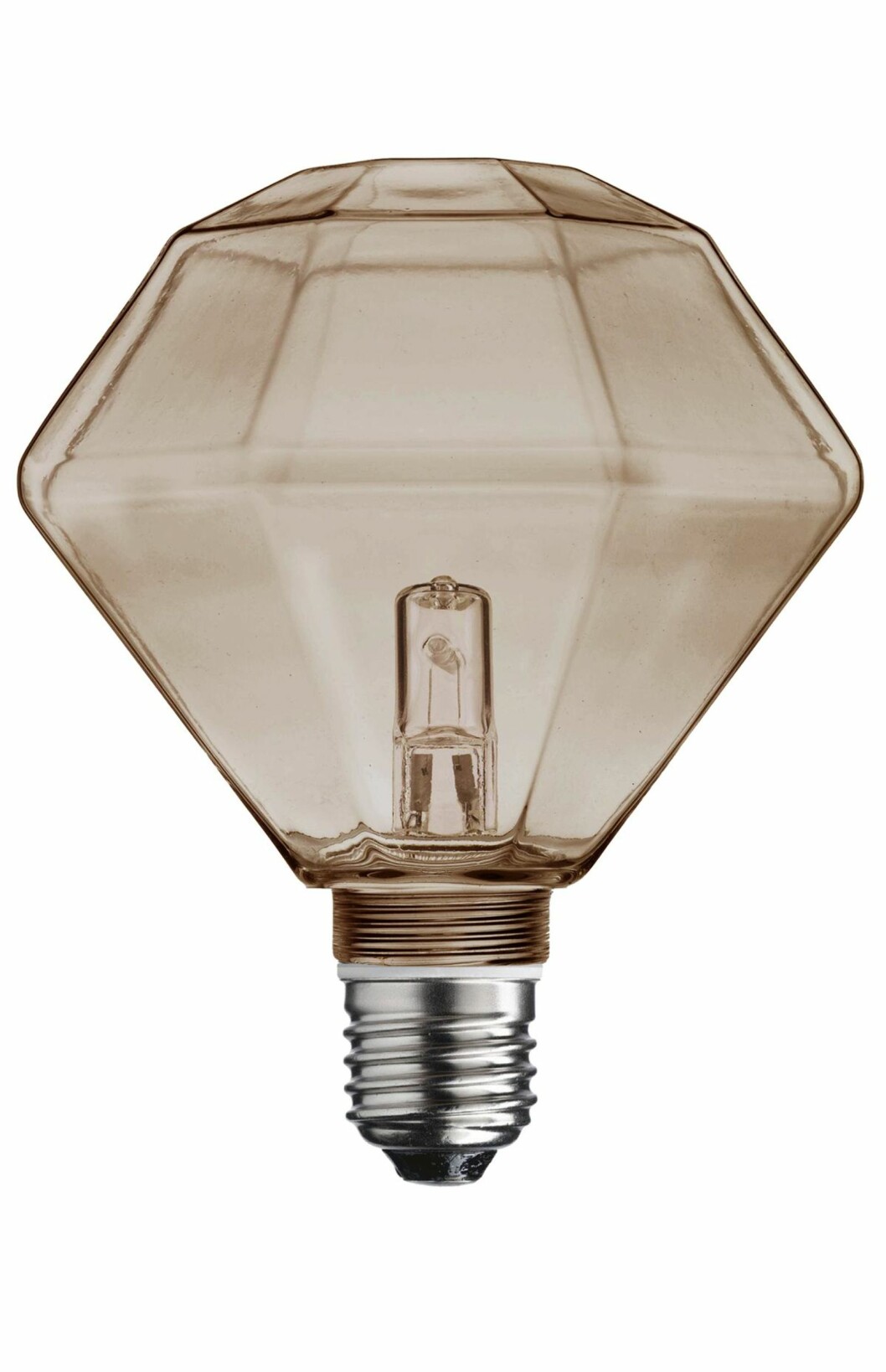 <strong>EKSKLUSIV:</strong> Røykfarget, diamantformet dekorpære (kr 179, Ellos.no).
Foto: Produsenten <strong>EKSKLUSIV:</strong> Røykfarget, diamantformet dekorpære (kr 179, Ellos.no).
Foto: Produsenten