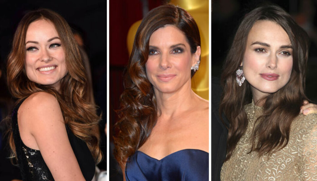 FIRKANTET FJES: Olivia Wilde, Sandra Bullock og Keira Knightley. Foto: All Over Press FIRKANTET FJES: Olivia Wilde, Sandra Bullock og Keira Knightley. Foto: All Over Press