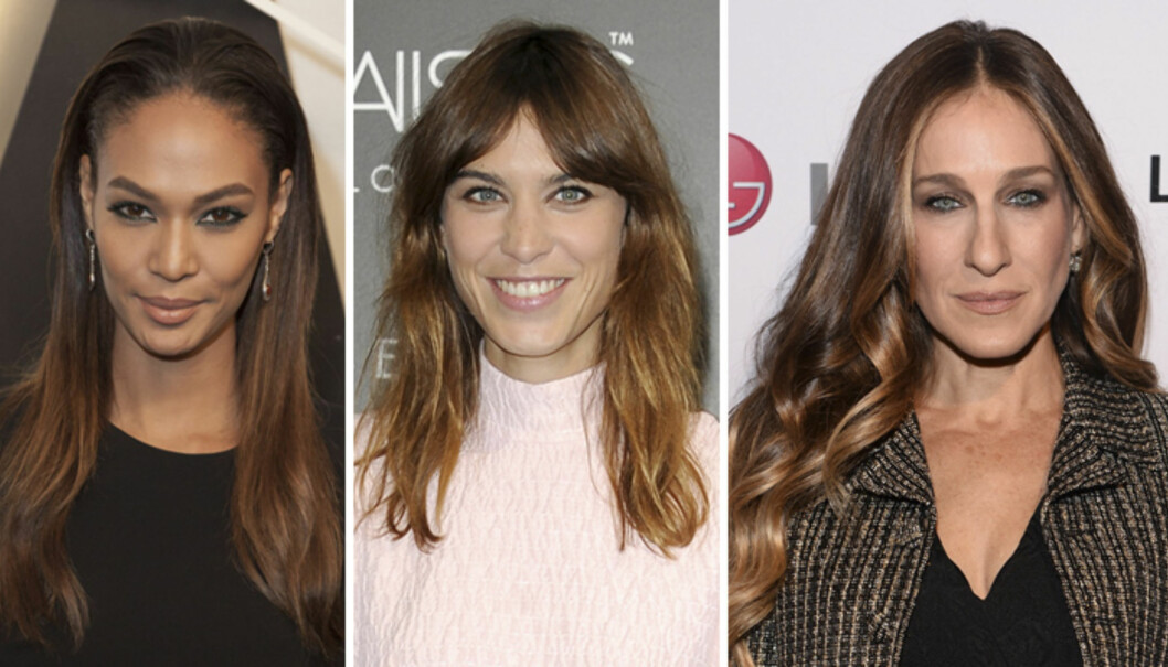AVLANGT FJES: Joan Smalls, Alexa Chung og Sarah Jessica Parker. Foto: All Over Press AVLANGT FJES: Joan Smalls, Alexa Chung og Sarah Jessica Parker. Foto: All Over Press