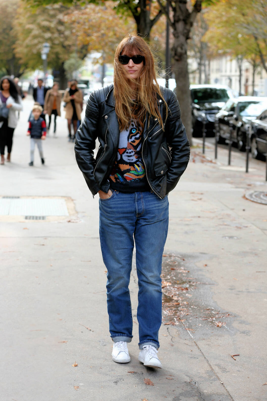 JEANS: Caroline de Maigret. Foto: Splash News JEANS: Caroline de Maigret. Foto: Splash News