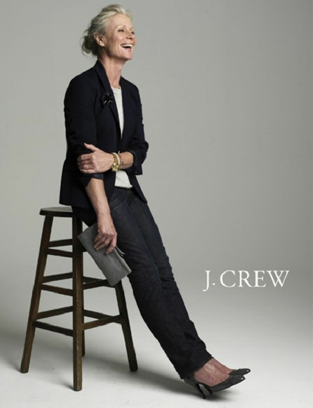 Pia Grønning i en kampanje for kleskjeden J. Crew Foto: Faksimile J. Crew Pia Grønning i en kampanje for kleskjeden J. Crew Foto: Faksimile J. Crew