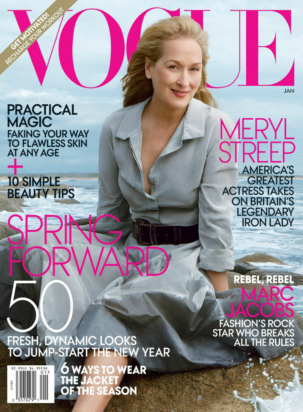 Meryl Streep på Vogues forside i 2011. Foto: Faksimile Vogue Meryl Streep på Vogues forside i 2011. Foto: Faksimile Vogue
