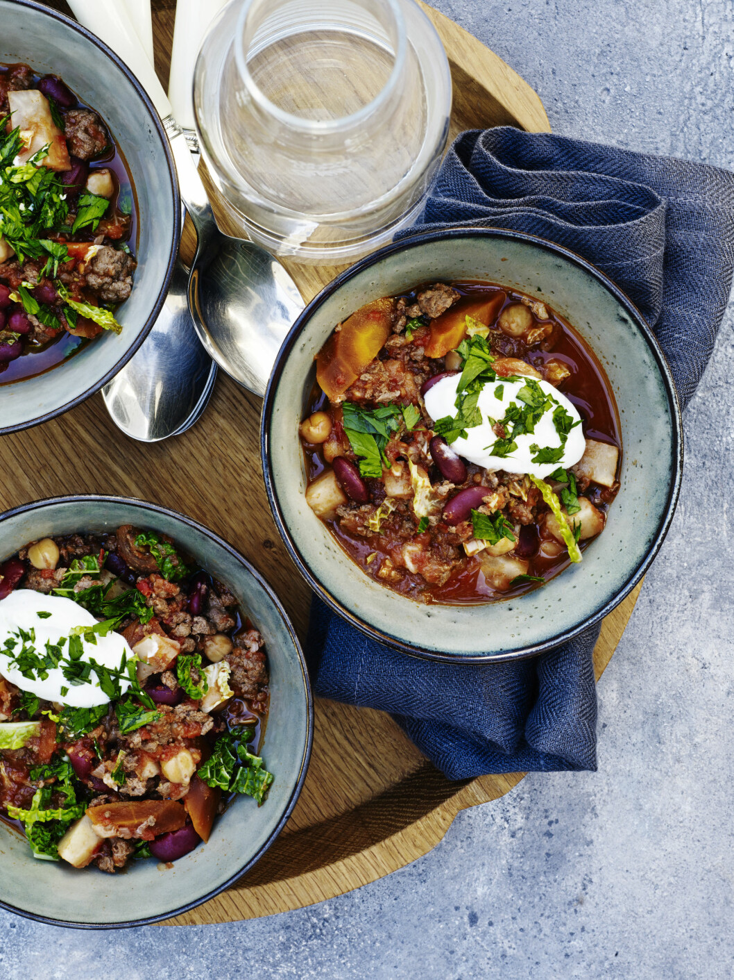 CHILI CON CARNE: Chili con carne varmer på kalde kvelder! Foto: Line Falck CHILI CON CARNE: Chili con carne varmer på kalde kvelder! Foto: Line Falck