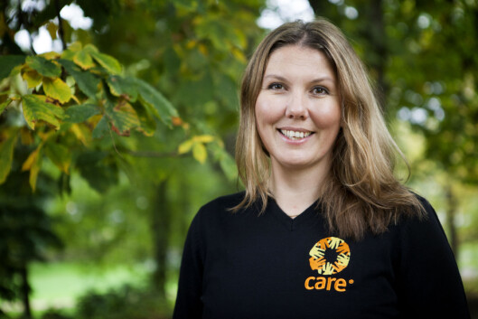 OPPFORDRER TIL ENGASJEMENT: Gry Larsen, generalsekretær i Care Norge. Foto: Care Norge OPPFORDRER TIL ENGASJEMENT: Gry Larsen, generalsekretær i Care Norge. Foto: Care Norge