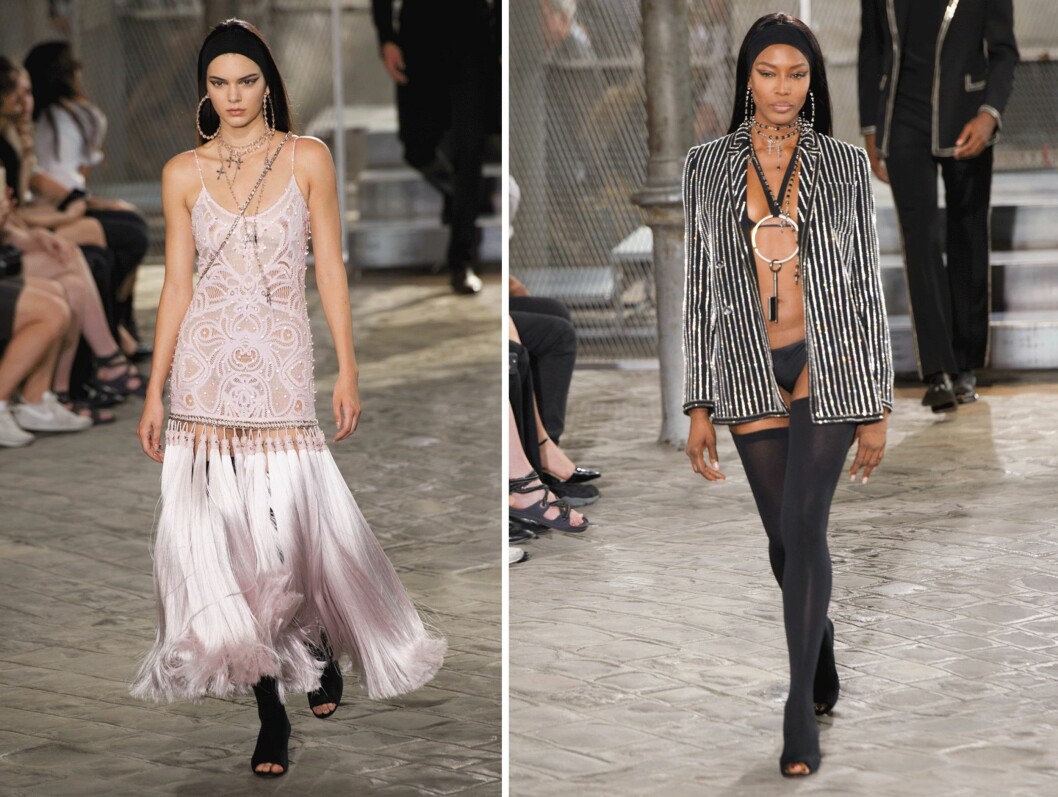 KJENTE MODELLER: Både Kendall Jenner (19) og Naomi Campbell (45) har gått visninger for Givenchy. Foto: Scanpix KJENTE MODELLER: Både Kendall Jenner (19) og Naomi Campbell (45) har gått visninger for Givenchy. Foto: Scanpix