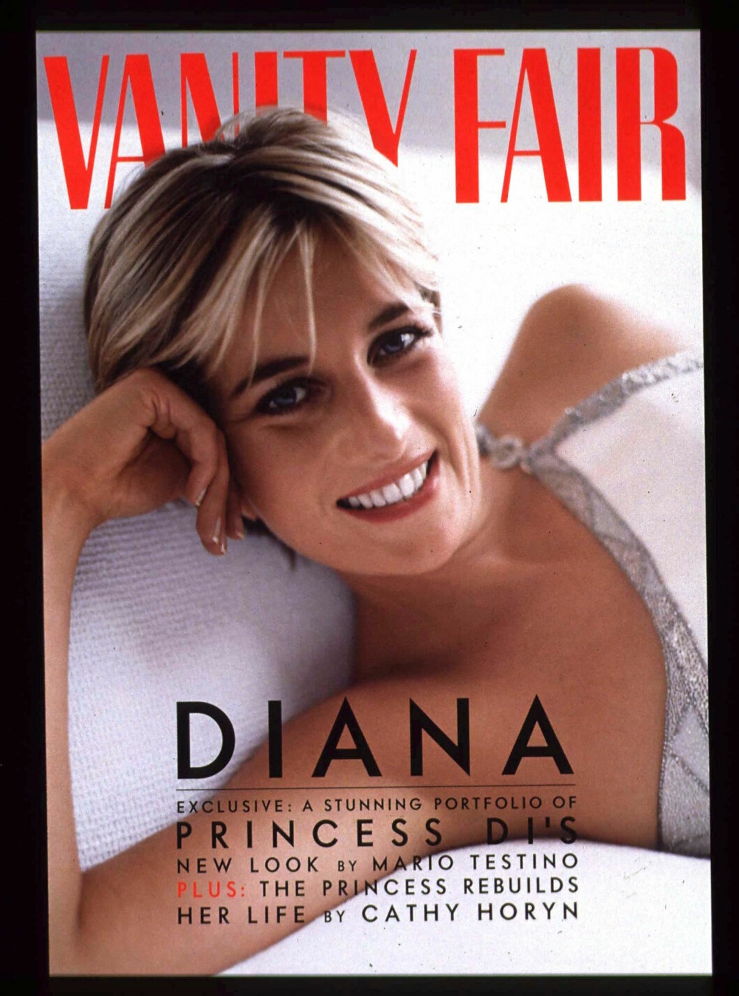 Prinsesse Diana på coveret av Vanity Fairs juliutgave i 1997. Foto: REUTERS Prinsesse Diana på coveret av Vanity Fairs juliutgave i 1997. Foto: REUTERS