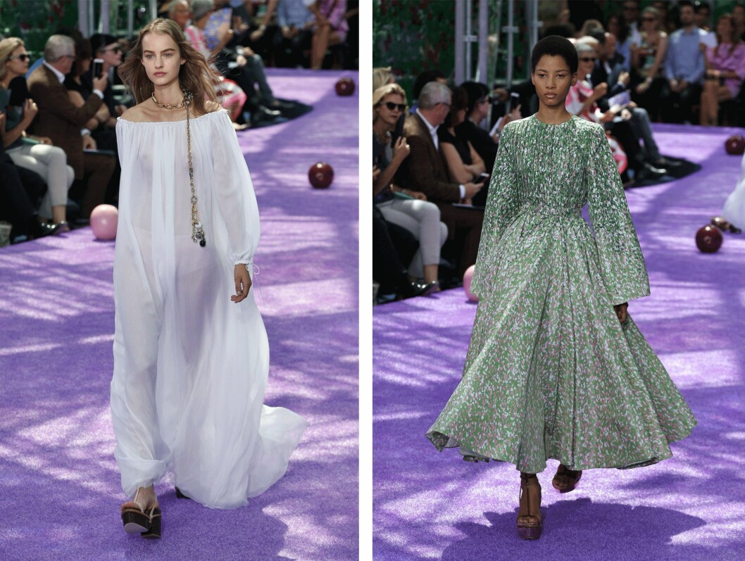 FRA KOLLEKSJONEN: Sommerlige looks fra Dior. Foto: Scanpix FRA KOLLEKSJONEN: Sommerlige looks fra Dior. Foto: Scanpix