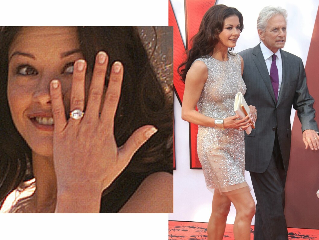 Catherine Zeta-Jones (45) og Michael Douglas (70). Foto: Scanpix Catherine Zeta-Jones (45) og Michael Douglas (70). Foto: Scanpix