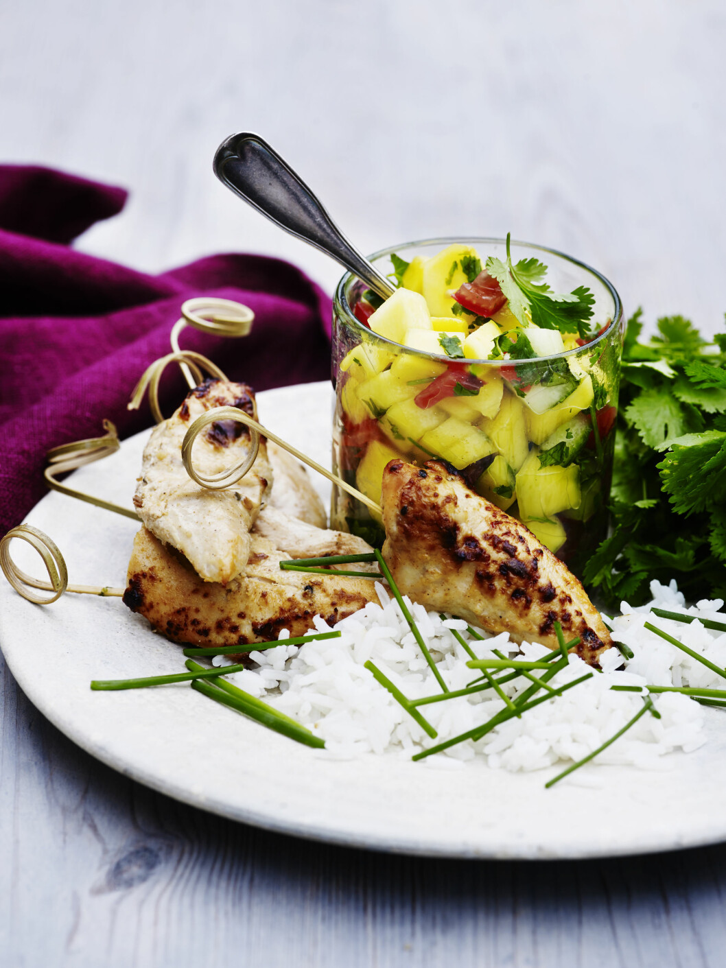 <strong>TIPS:</strong> Et glass mangochutney er deilig tilbehør. Foto: All Over Press <strong>TIPS:</strong> Et glass mangochutney er deilig tilbehør. Foto: All Over Press