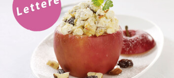 Bakte epler med Cottage Cheese Bakte epler med Cottage Cheese