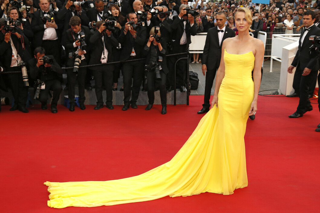 DIOR: Sjekk slepet på denne kjolen! Foto: Zuma Press Scanpix DIOR: Sjekk slepet på denne kjolen! Foto: Zuma Press Scanpix