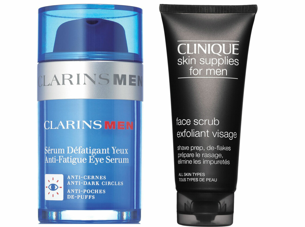 FAVORITTER: Supermodellen sverger til disse herreproduktene, og de står alltid på badehyllen hennes. Foto: Produsentene FAVORITTER: Supermodellen sverger til disse herreproduktene, og de står alltid på badehyllen hennes. Foto: Produsentene