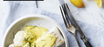Rødspettefilet med hollandaise og blomkål Rødspettefilet med hollandaise og blomkål