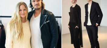 Maria Skappel designer klær med kjæresten Maria Skappel designer klær med kjæresten