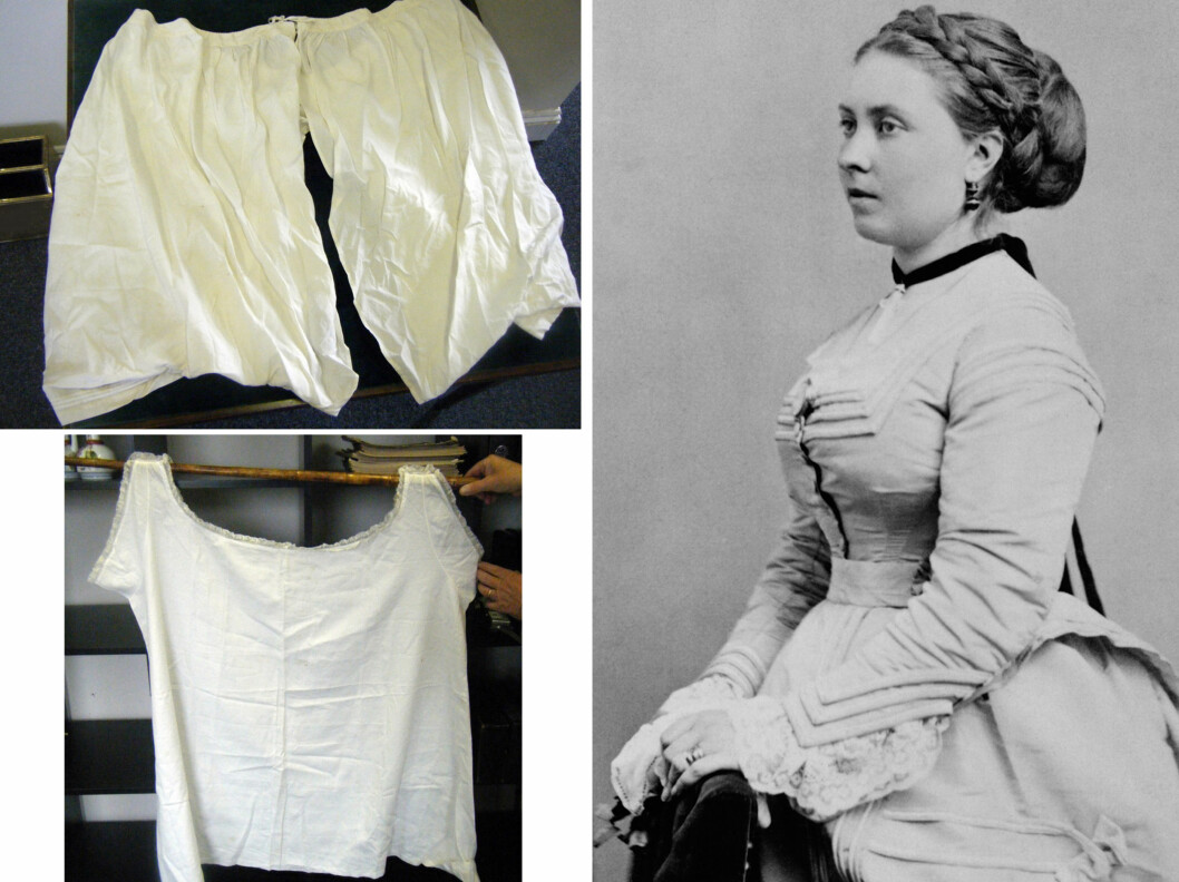 BÅDE SILKETRUSE OG TOPP TIL SALGS: Dronning Victoria av Storbritannia foretrakk undertøy i silke, som var svært kostbart på 1800-tallet. Da hun døde i 1901, gikk undertøyet i arv til andre medlemmer av kongefamilien. Foto: All Over Press BÅDE SILKETRUSE OG TOPP TIL SALGS: Dronning Victoria av Storbritannia foretrakk undertøy i silke, som var svært kostbart på 1800-tallet. Da hun døde i 1901, gikk undertøyet i arv til andre medlemmer av kongefamilien. Foto: All Over Press