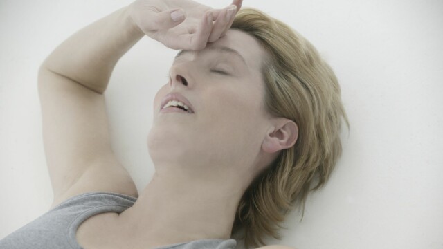 Økt svette mensen Økt svette mensen