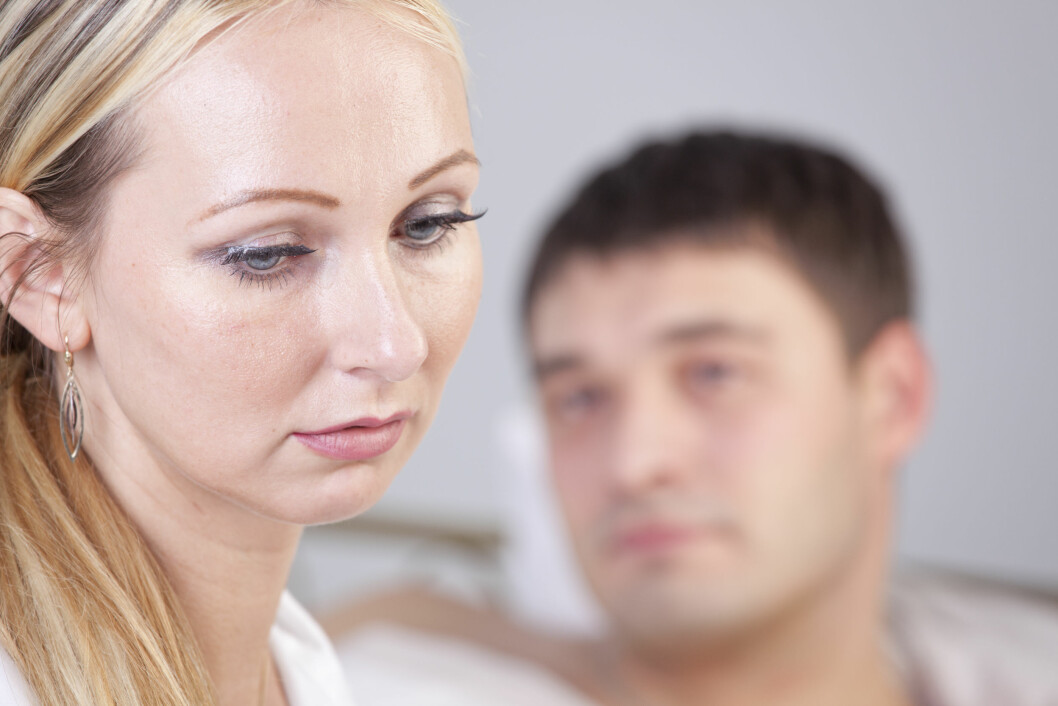 USIKKER PÅ SEG SELV: Årsaken til at mange har et anstrengt forhold til partnerens ekskjærester er at de er usikre på seg selv. Foto: Photo_Ma - Fotolia USIKKER PÅ SEG SELV: Årsaken til at mange har et anstrengt forhold til partnerens ekskjærester er at de er usikre på seg selv. Foto: Photo_Ma - Fotolia